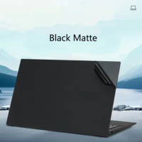 KH Black Matte Laptop Sticker Skin Decal Cover Protector for ASUS Zenbook Duo 14 UX482 UX482EG UX482EA