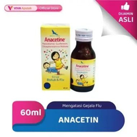 Anacetin Sirup untuk Meringankan Gejalaa Flu (60 ml)