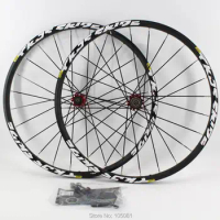 New 26/27.5/29er inch Mountain bike aluminum alloy bicycle wheelset MTB clincher rims CNC disc brake hubs QRM bearing