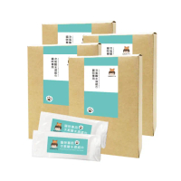【BUBUPETTO】貓咪玩具清潔用次氯酸水濕紙巾24片x4盒(貓 寵物 玩具)