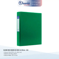 CODE Bambi D-Type 2 Ring Binder A4 - 2121 - Medium Green