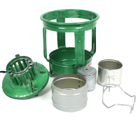 Kompor Minyak Tanah bulat kecil warna menjangan 14 Sumbu Stainless