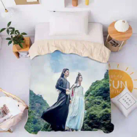 The Untamed Xiao Zhan Wang Yibo Pure Cotton Summer Quilt Thin Washable Air Conditioner Quilt Student Dormitory Lunch Break