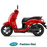 New HONDA SCOOPY FASHION sepeda motor fashion red