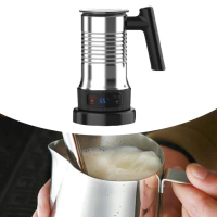 Electric Milk Steamer, Automatic Milk Frother & Warmer, 4 in 1 Milk Steamer for Hot and Cold Milk Fr