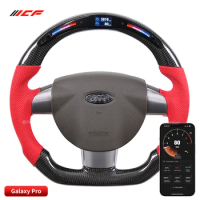 Carbon Fiber LED Steering Wheel for Ford Raptor Focus Focus
