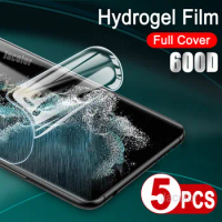 5pcs Hydrogel Film For Samsung Galaxy S22 S21 FE Ultra Plus A72 A52 A52S 5G 4G Soft Screen Protectors Not Glass S 22 21 20 A 52