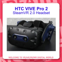 HTC VIVE Pro 2 VR Headset - Optional HTC VIVE Controller 2.0 HTC VIVE Base Station 2.0 HTC VIVE Pro Wireless Adapter SteamVR 2.0