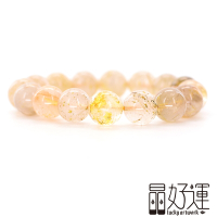 【晶好運】天然鈦晶手珠12mm招財旺運(BB-413/現貨)