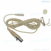 Professional ME2 Microphone Beige Lavalier For Shure ULXD SLXD PGX QLXD Wireless BeltPack mini 4Pin