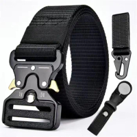 New Outdoor multi-function belt buckle hiking backpack nylon hanging buckle men's tactical belt accessories new keychain