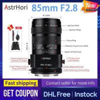 AstrHori 85mm F2.8 Tilt Shift Macro Lens Full Frame Portrait for SONY E Nikon Z Canon RF R for Panasonic Leica L Mount Cameras