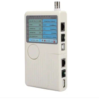 Professional Multi Function 4 In 1 Network Cable Tester RJ45/RJ11/USB/BNC LAN Cable Cat5 Cat6 Wire Tester