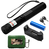 Green Laser Pointer High Powerful Laser Green Lazer Pen Device Adjustable Focus Laserpointer for Hunting accessories