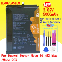 New HB4073A5ECW 5000mAh Phone Battery For Huawei Honor Note 10 8X Max Mate 20X High Quality In Stock With Free Tools