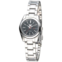【SEIKO 精工】手錶 小資女收藏日本製5號自動機械錶-黑面/SYMK17JY(保固二年)