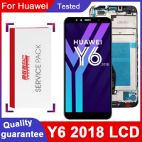 Original 5.7'' Display for Huawei Y6 2018 ATU L11 L21 L22 LX1 LX3 L31 L42 LCD Touch Screen Digitizer Assembly Y6 Prime 2018 LCD