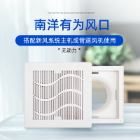 南洋有為 中央空調天圓地方新風出風口 天花板管道風口方形散流器