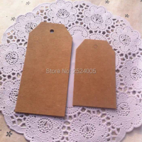 Free shipping in stock 4x7cm ladder-shaped blank tag 350gsm craft paper 200 pcs a lot/paper card hang label