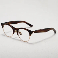 M92 Retro Eyeglass Frames Pure Titanium Women's Vegan Trendy Glasses Men's Business Myopia Eyeglasses Frame Prescription Eyewear