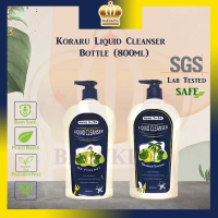 (Expiry - Nov 2024) Koraru Liquid Cleanser 800ml Pump Pack Baby Bottle Wash Pencuci Botol Puting ala