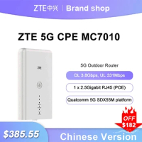 ZTE MC7010 5G/4G CPE Wireless Router Mobile Portable Wifi Wireless Network Card Unlimited car Card ZTE 5G Outdoor CPE