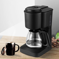 店長推薦家用意式咖啡機 研磨一體機煮咖啡滴漏式奶泡咖啡機 coffee maker【摩可美家】