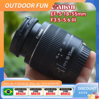 Canon EF-S 18-55mm F3.5-5.6 III EFS 18 55 SLR APS-C DSLR Camera Lens Wide-Angle Zoom Autofocus Lens For SL3 T8I 250D 80D 90D 7D