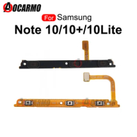 For Samsung Galaxy Note 10 10+ 10Lite Power On Off Volume Buttons Up Down Flex Cable Note10 Repair Parts