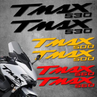 For Yamaha TMAX560 530 500 Scooter Reflective Sticker Front Latte Print Modified Decal High Quality Waterproof