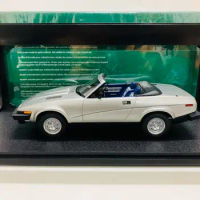 Cult Models! 1:18 Scale Resin Model Car TR7 DHC 1980 Open Top Silver Metallic New in Box