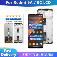 For Xiaomi Redmi 9A LCD M2006C3LG Touch Screen Replacement Parts For Redmi 9C LCD M2006C3MG Display With Frame