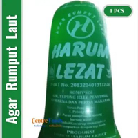 Agar Rumput Laut HIJAU Alami Segar - Agar Hijau Rumput Laut Fresh HARUM LEZAT | 1 Pcs [ Harga Per PC