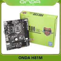 ONDA H81M Motherboard INTEL LGA1150 DDR3 MATX PC Gaming