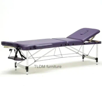 Portable Single Folding Bed Metal Beauty Massage Bed Convertible Adults Headrest Sofa Cama Plegable Space Saving Furniture GM