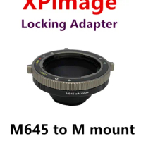XPimage Adapter for Mamiya645 Lens to Leica M Camera.M645-L/M M9P M10 M11 M240 TECHART LA-EA9 for SONY A7R5 R4 R3 R2 Auto Focus