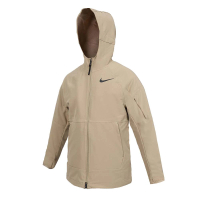 NIKE 耐吉 男連帽外套-休閒 連帽外套 保暖 上衣 卡其黑(DQ6594-247)