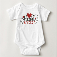 Baby Statement Onesies - Heart Breaker