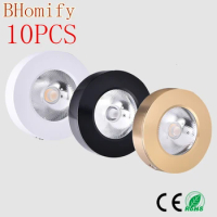 Downlight Ultrathin surface mounted Led cob spot light lamp bulb 3w 5w7w 10w 15w 220V ceiling recessed Light Indoor Lighting