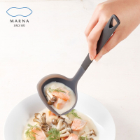 【MARNA】 日本品牌三角耐熱矽膠湯勺(顏色任選)