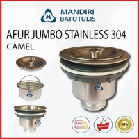 Afur Jumbo Stainless 304 CAMEL - Saringan Bak Cuci piring - Afur Sink Besar