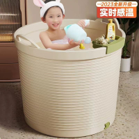 免運/快速出貨 泡澡桶 折疊浴缸  兒童洗澡桶泡澡桶大號小孩嬰兒寶寶洗澡盆可坐手提加高保溫沐浴桶 公司貨開發票