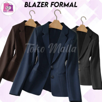 GROSIR, Blazer Wanita, Jas Kerja Formal, Blejer Perempuan Jumbo, Outer Basic, Baju Kerja Kantoran Pr