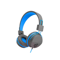Jlab Jbuddies Studio 孩童專用 有線 耳罩式耳機 安全 限制分貝 藍色 | My Ear 耳機專門店