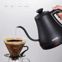Electric Kettle Household Stainless Steel Boiling Water Electric Kettle Pour-over Coffee Hanging Ear Narrow Mouth Insulation