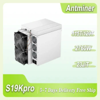 New Bitcoin Miner BTC ASIC Miner S19KPro 120T Free Shipping 2760W Low power consumption
