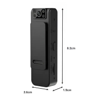 Body Cam Mini Camera Full HD 1080p Rotating Lens