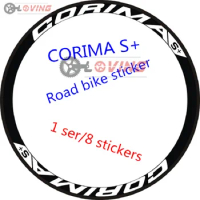 S + road bike 700C wheel high quality sticker bicycle rim racing sticker bicycle flash car sticker wheel sticker