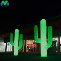 Standing Giant Inflatable Cactus Inflatable Green Plant Garden Model Advertising Amusement Decoration Outdoor