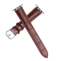 Leather Watch Strap for iWatch Series 6 5 4 3 2 1 Apple Watch Bands 42mm 44mm 38mm 40mm Replacement Bracelet Replacement